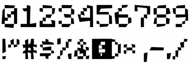 MCPEfont Regular Font OTHER CHARS