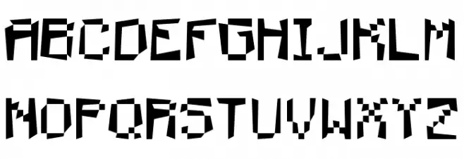 MCPEfont Regular 字体 大写