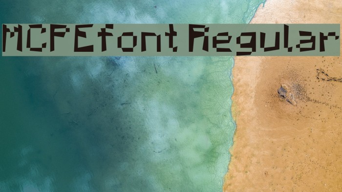 MCPEfont Regular Example 2
