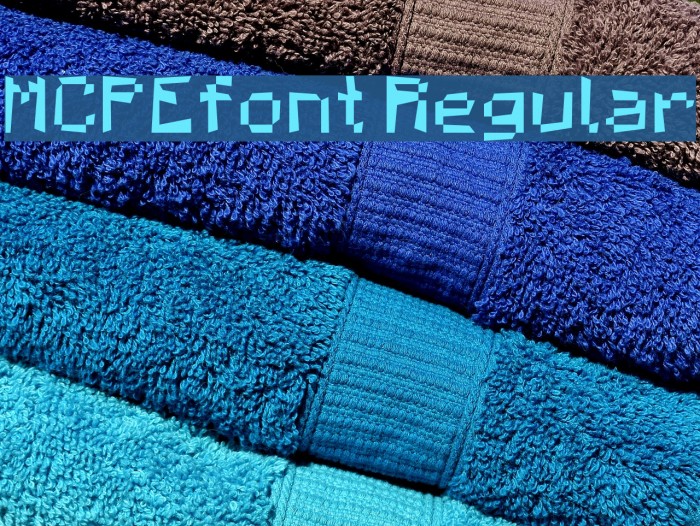 MCPEfont Regular Example 3