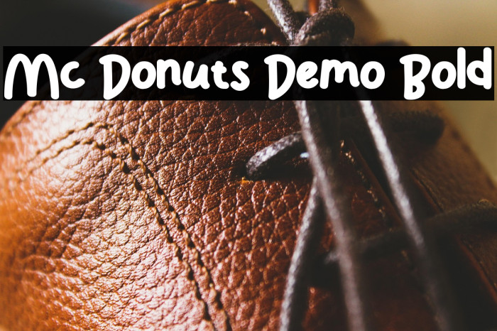 Mc Donuts Demo Bold Example 1