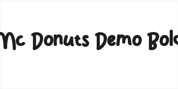 Mc Donuts Demo Bold Logo