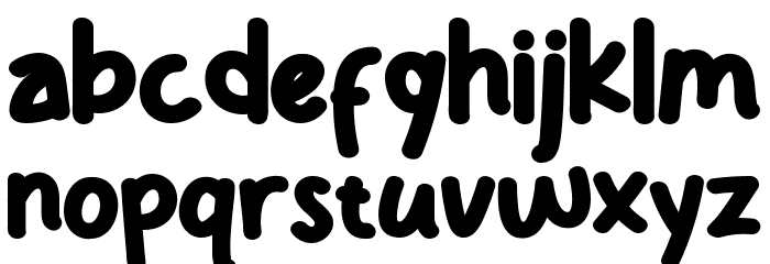 Mc Donuts Demo Bold Font LOWERCASE