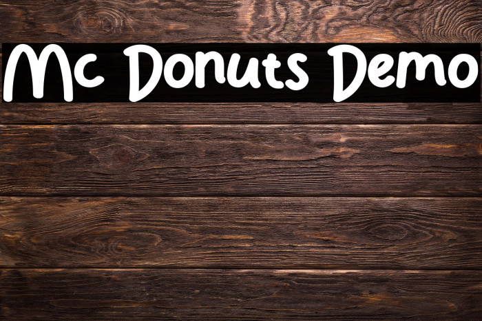 Mc Donuts Demo Example 3