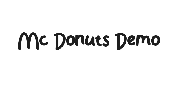 Mc Donuts Demo Logo