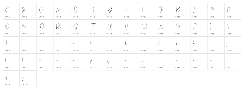 Mc Tellyus Free Regular Character Map