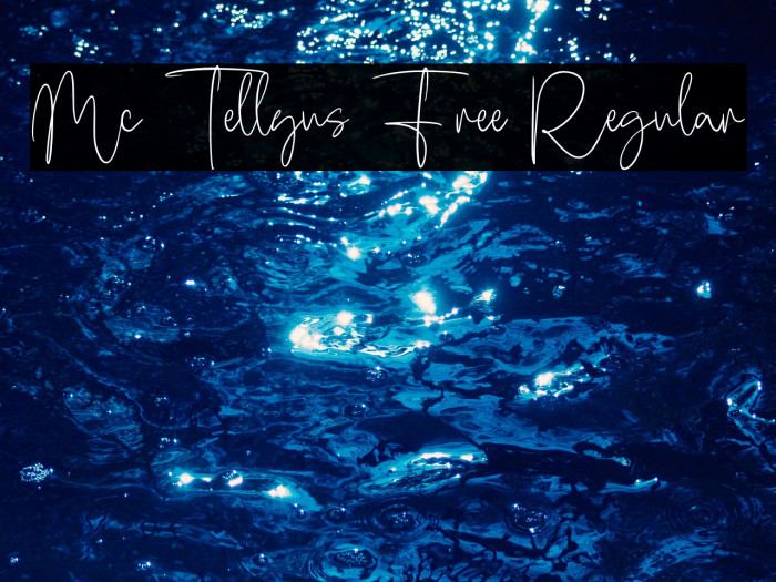 Mc Tellyus Free Regular Example 2