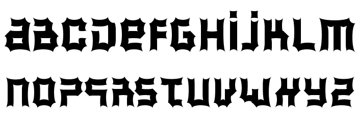 McAlbertina Bold Font LOWERCASE