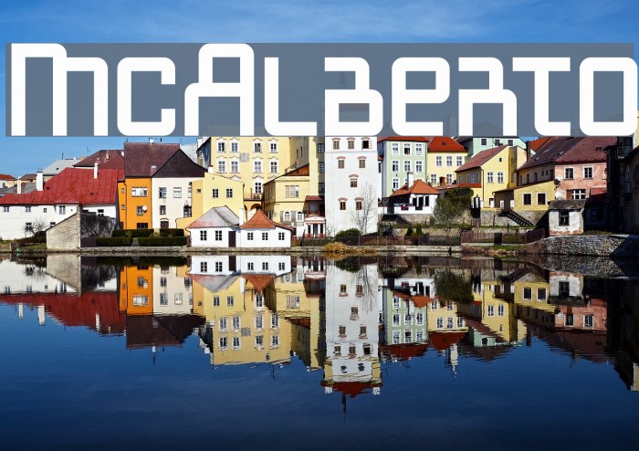 McAlberto Font examples