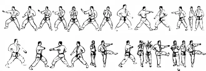 McCoy Dingbat Karate Caratteri MAIUSCOLE