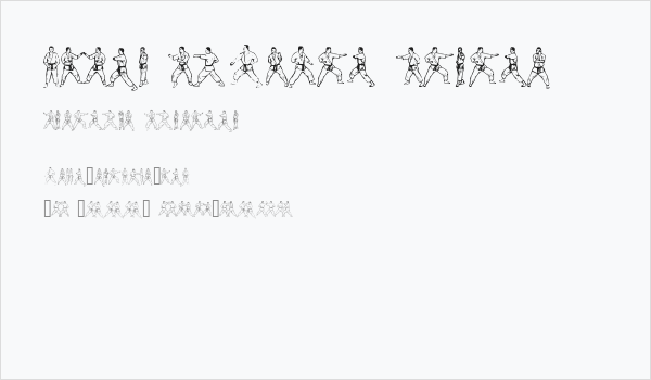 McCoy Dingbat Karate Business Card