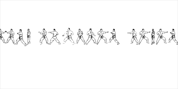 McCoy Dingbat Karate Logo