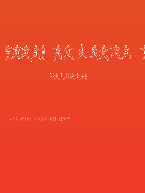 McCoy Dingbat Karate Poster