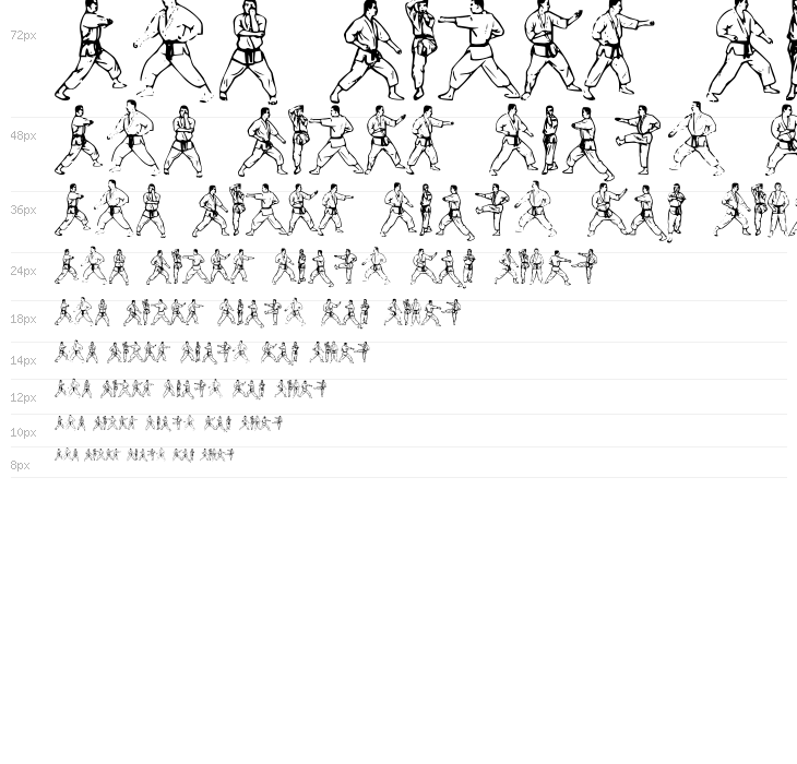 McCoy Dingbat Karate Waterfall