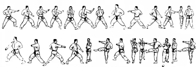 McCoy Dingbat Karate Caratteri MINUSCOLO