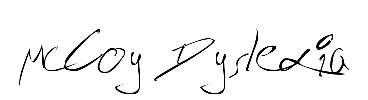 McCoy Dyslexia  Скачать бесплатные шрифты