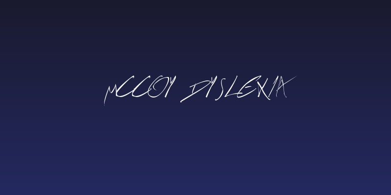 McCoy Dyslexia Social Header