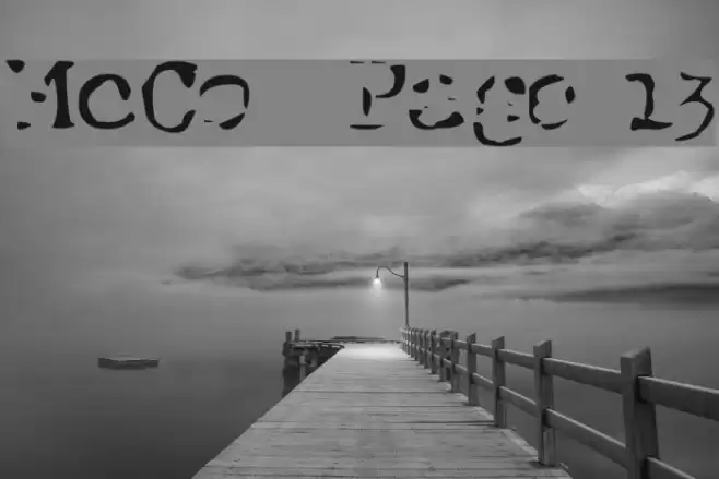 McCoy Page 13 Schriftart examples