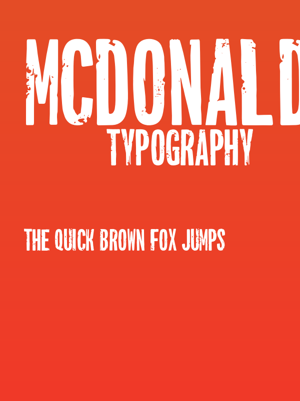 McDonalds-Regular Poster