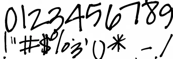 McEnneking Font OTHER CHARS