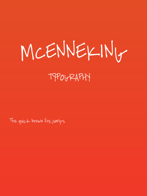 McEnneking Poster