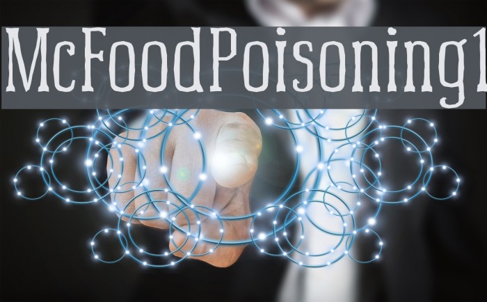 McFoodPoisoning1 Font examples