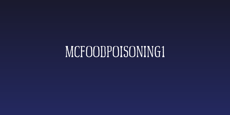 McFoodPoisoning1 Social Header