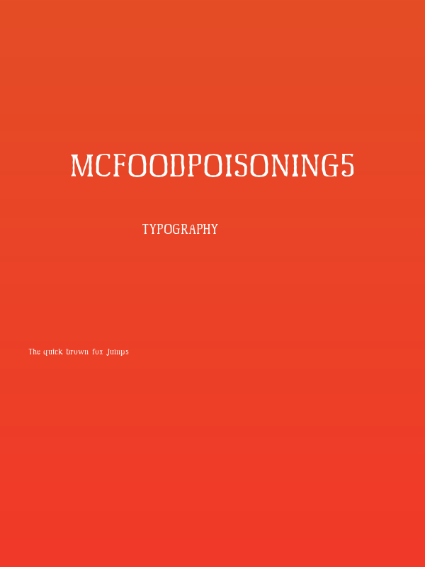 McFoodPoisoning5 Poster