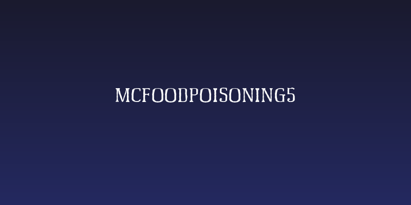 McFoodPoisoning5 Social Header
