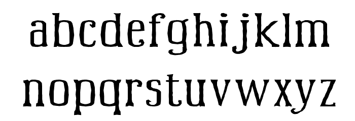 McFoodPoisoning5 Font LOWERCASE