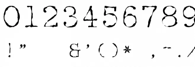 McGarey Regular Font OTHER CHARS