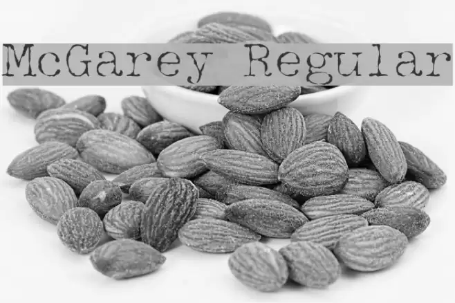 McGarey Regular Font examples