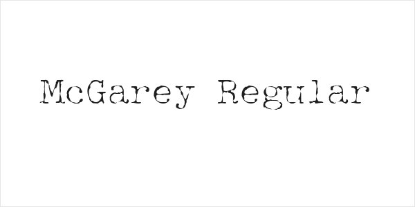 McGarey Regular Logo