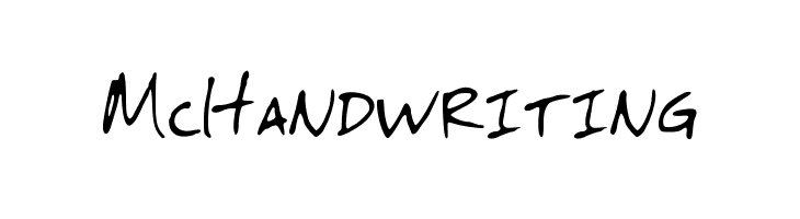 McHandwriting Font