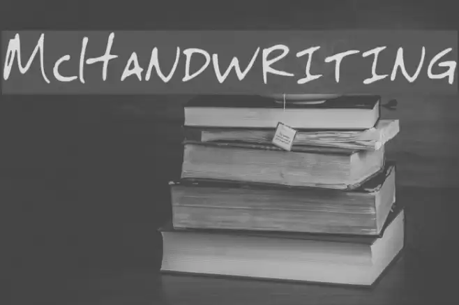 McHandwriting Schriftart examples