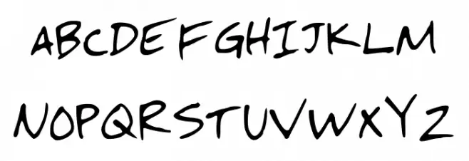 McHandwriting Font LOWERCASE