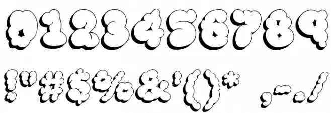 McKloud Shadow Font OTHER CHARS