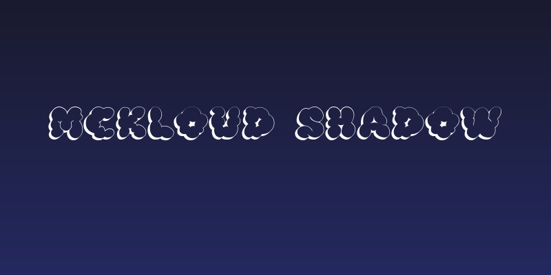 McKloud Shadow Social Header