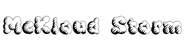 McKloud Storm Font