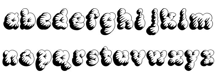 McKloud Tempest Font LOWERCASE