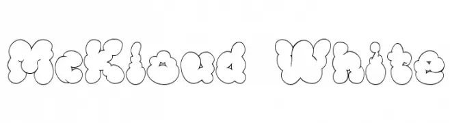 McKloud White  baixar fontes gratis