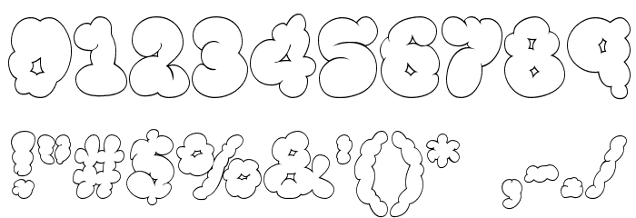 McKloud White Font OTHER CHARS