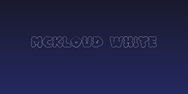 McKloud White Social Header