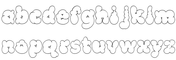 McKloud White Font LOWERCASE