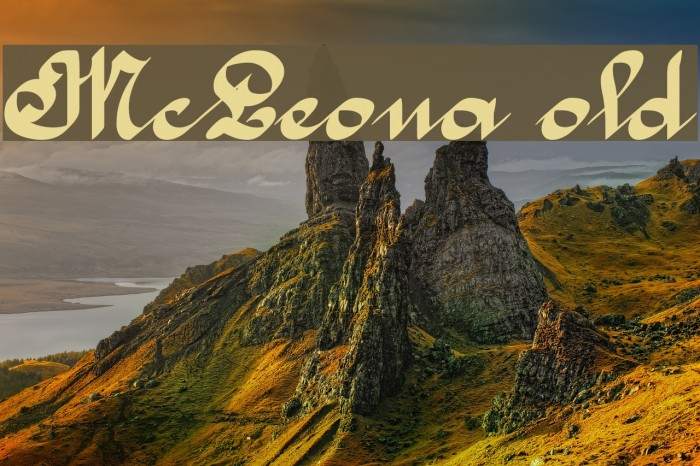 McLeona Bold Example 1
