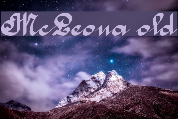 McLeona Bold Example 2