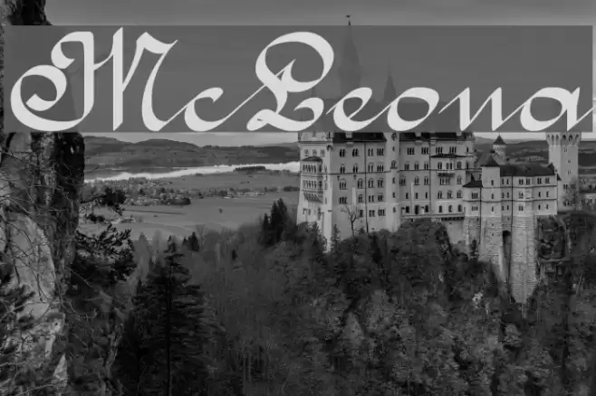 McLeona Font examples