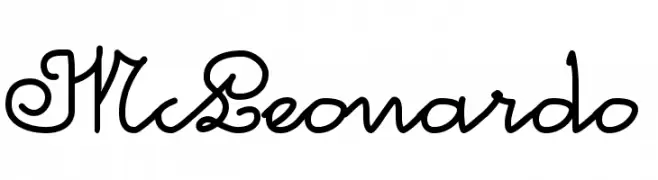 McLeonardo  Frei Schriftart Herunterladen