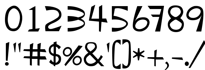 McLetters Font OTHER CHARS