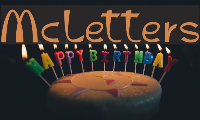 McLetters Font examples